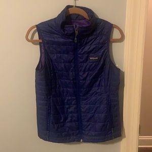 Patagonia Nano Puff vest, small, blue, *like new!